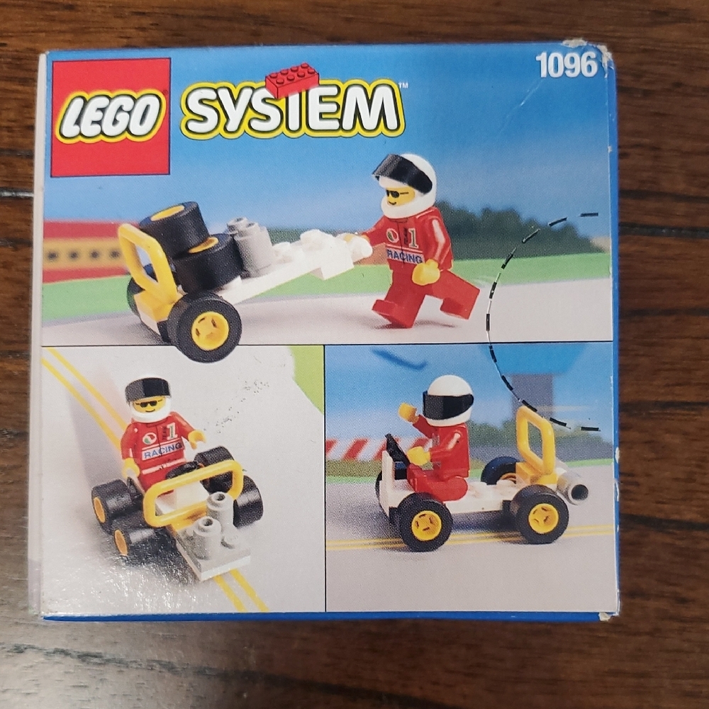 LEGO Racing Car Set with Red and Yellow Accents
